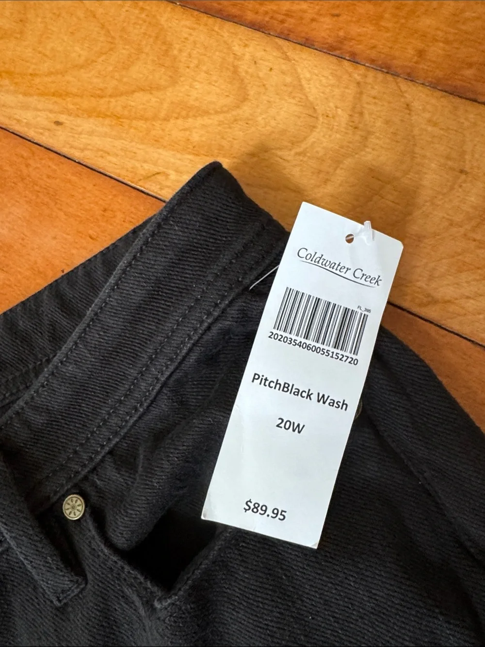 Coldwater Creek Black Wide-Leg Trousers